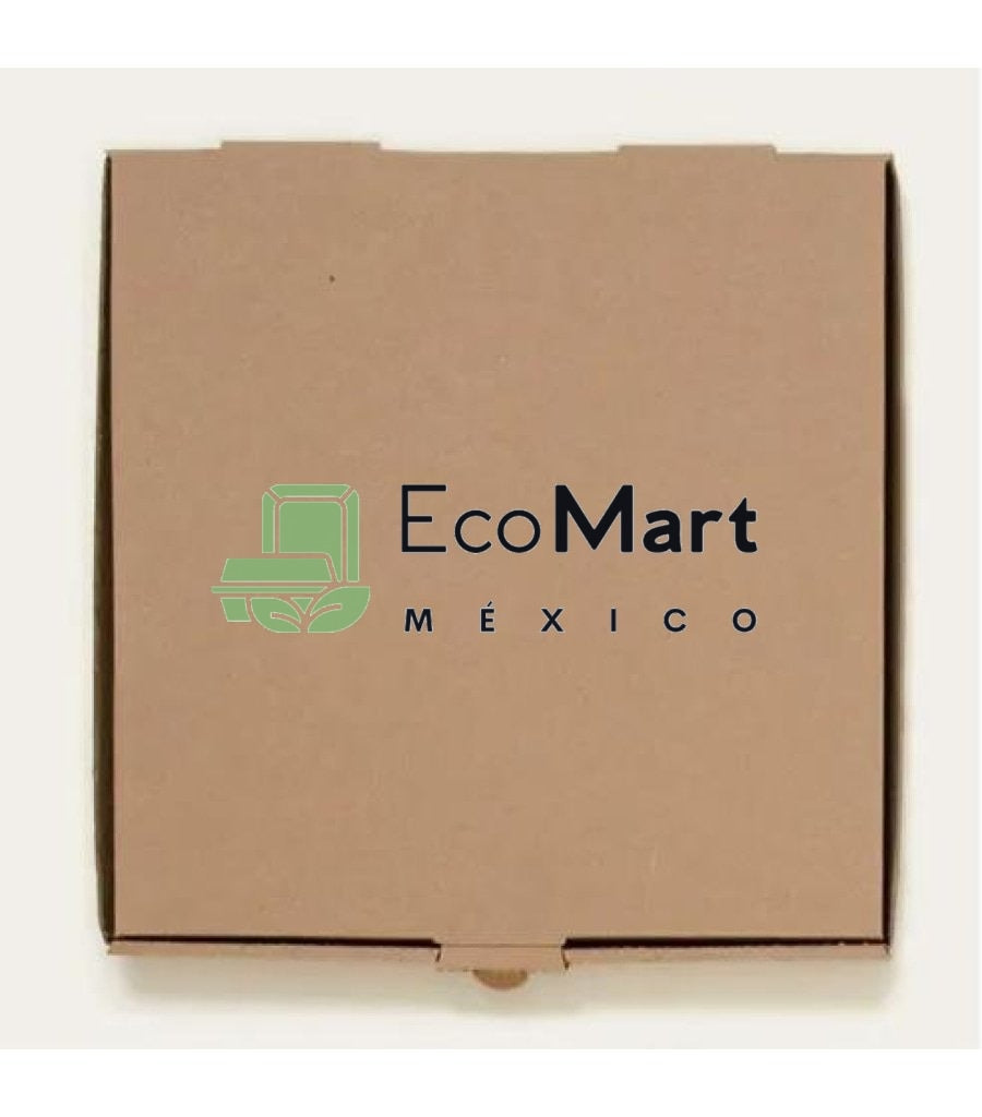 Caja Cartón Kraft Pizza - Eco Mart México