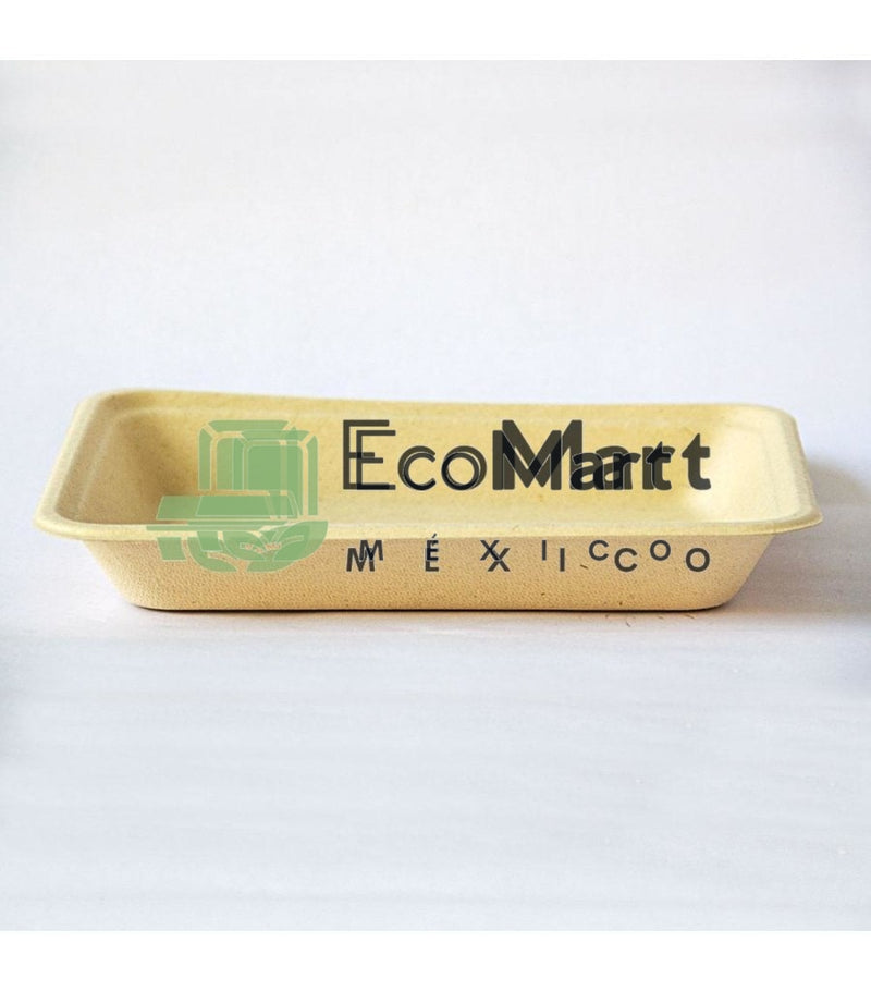 Bandeja Rectangular Biodegradable - Eco Mart México
