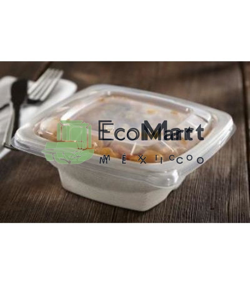 COMBO Bowl Quad 16 oz Caña de azúcar + Tapa RPET X300 JUEGOS - Eco Mart México