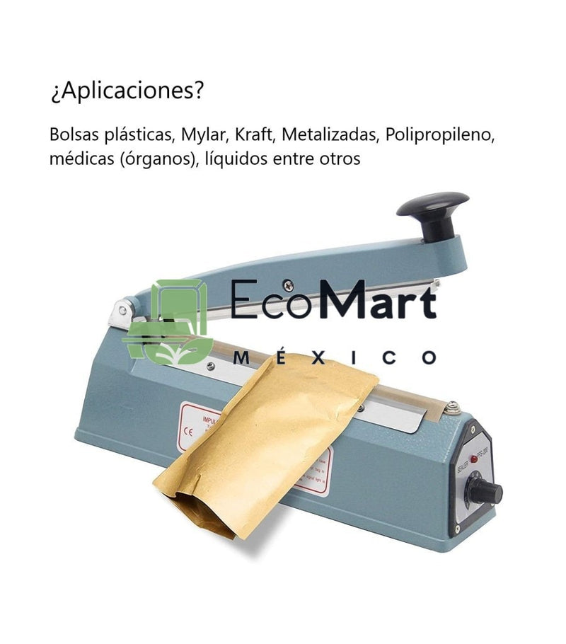 Guillotina térmica para sellar bolsas - Eco Mart México