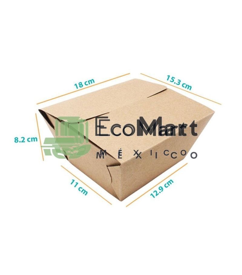 KRAFT BOX PACK 60 OZ X500 PIEZAS - Eco Mart México