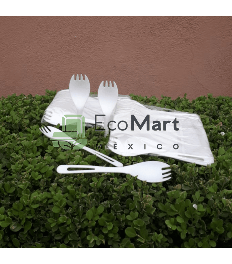 Tenedor Cuchara - PLA - Eco Mart Mexico