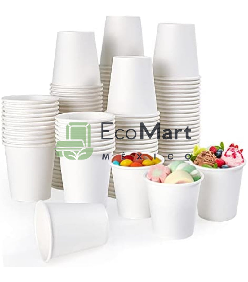 Vaso térmico 4 oz X1000 piezas - EcoMart México Ecoempaques Compostables